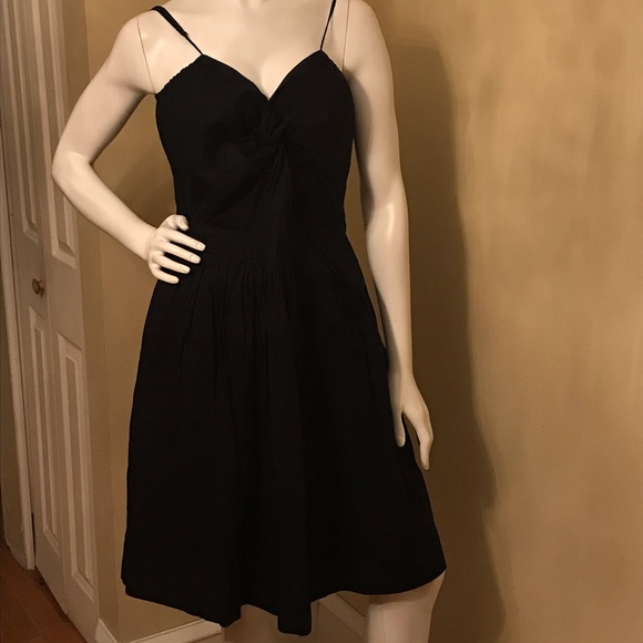 Banana Republic Dresses & Skirts - NWOT Banana Repubic Knot Front Navy Blue Dress